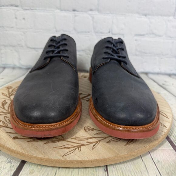 Polo Ralph Lauren Torrington NT Navy Blue Leather Oxford Bucks Size 9 D Shoes main image 7